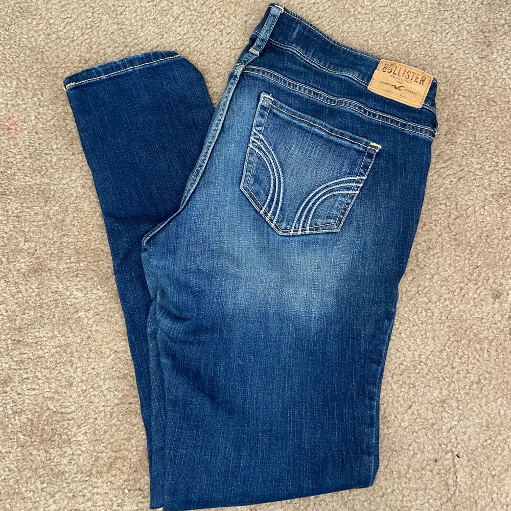 Hollister Skinny Jeans in Blue Size 9
